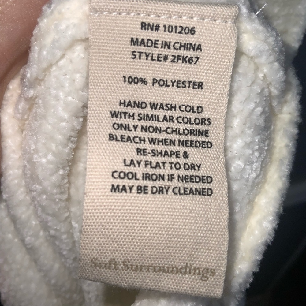 Soft Surroundings Soft Winds Chenille Tunic Cawl Neck Sweater Small - Picture 8 of 8
